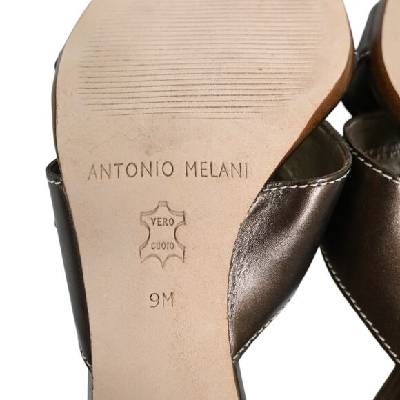 Antonio Melani Womens 9M Perrif II Heeled Leather Sandal - Picture 9 of 10